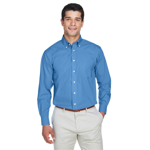 Devon & Jones Men's Crown Collection® Solid Broadcloth Woven Shirt