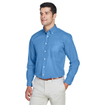 Devon & Jones Men's Crown Collection® Solid Broadcloth Woven Shirt