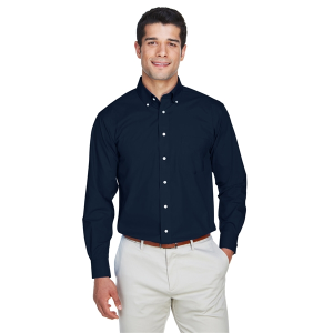 Devon & Jones Men's Crown Collection® Solid Broadcloth Woven Shirt