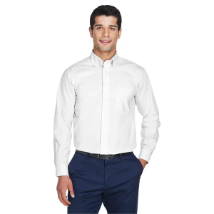 Devon & Jones Men's Crown Collection® Solid Broadcloth Woven Shirt