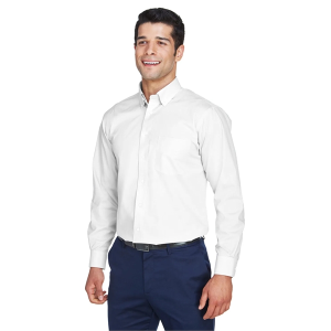 Devon & Jones Men's Crown Collection® Solid Broadcloth Woven Shirt