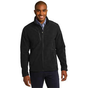 Eddie Bauer® Shaded Crosshatch Soft Shell Jacket